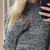 Object - Objterra l/s midi knit dress