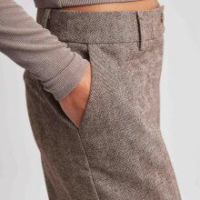 NA-KD - Herringbone low waist trousers