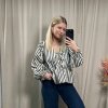 MOOD COPENHAGEN - Farley stripe blouse