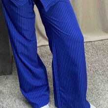 NA-KD - Striped mid waist trousers