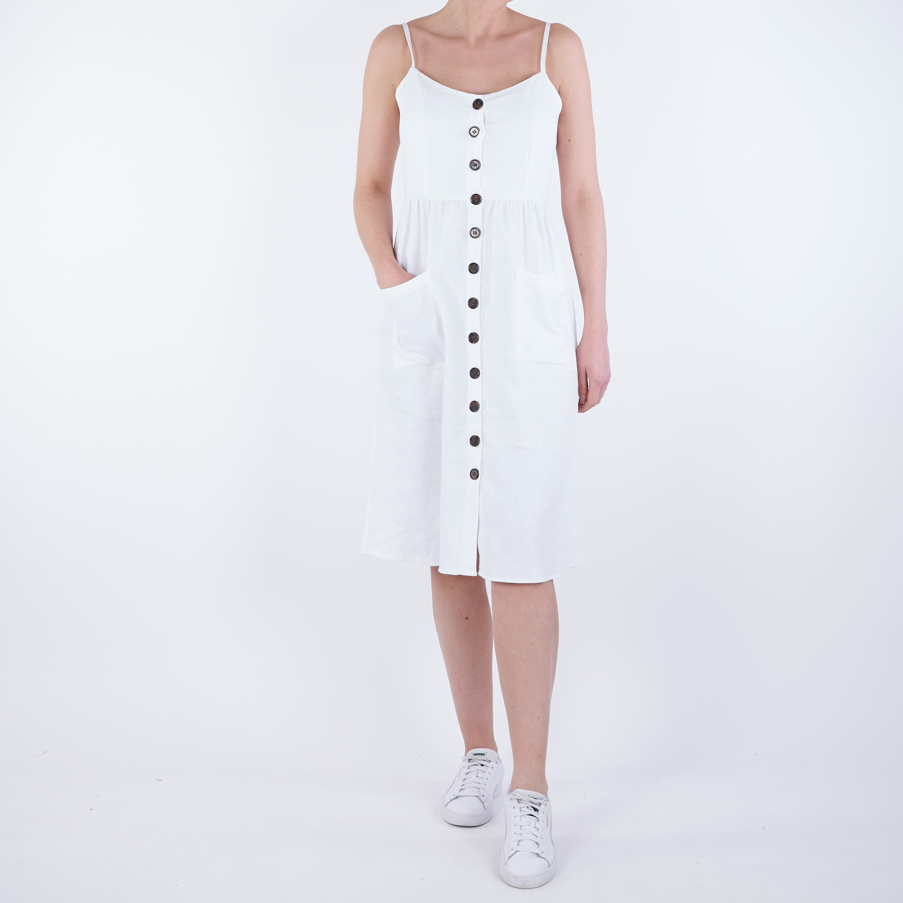 Billede af Object - Objsarina singlet dress div - Kjoler til hende - Hvid - 34