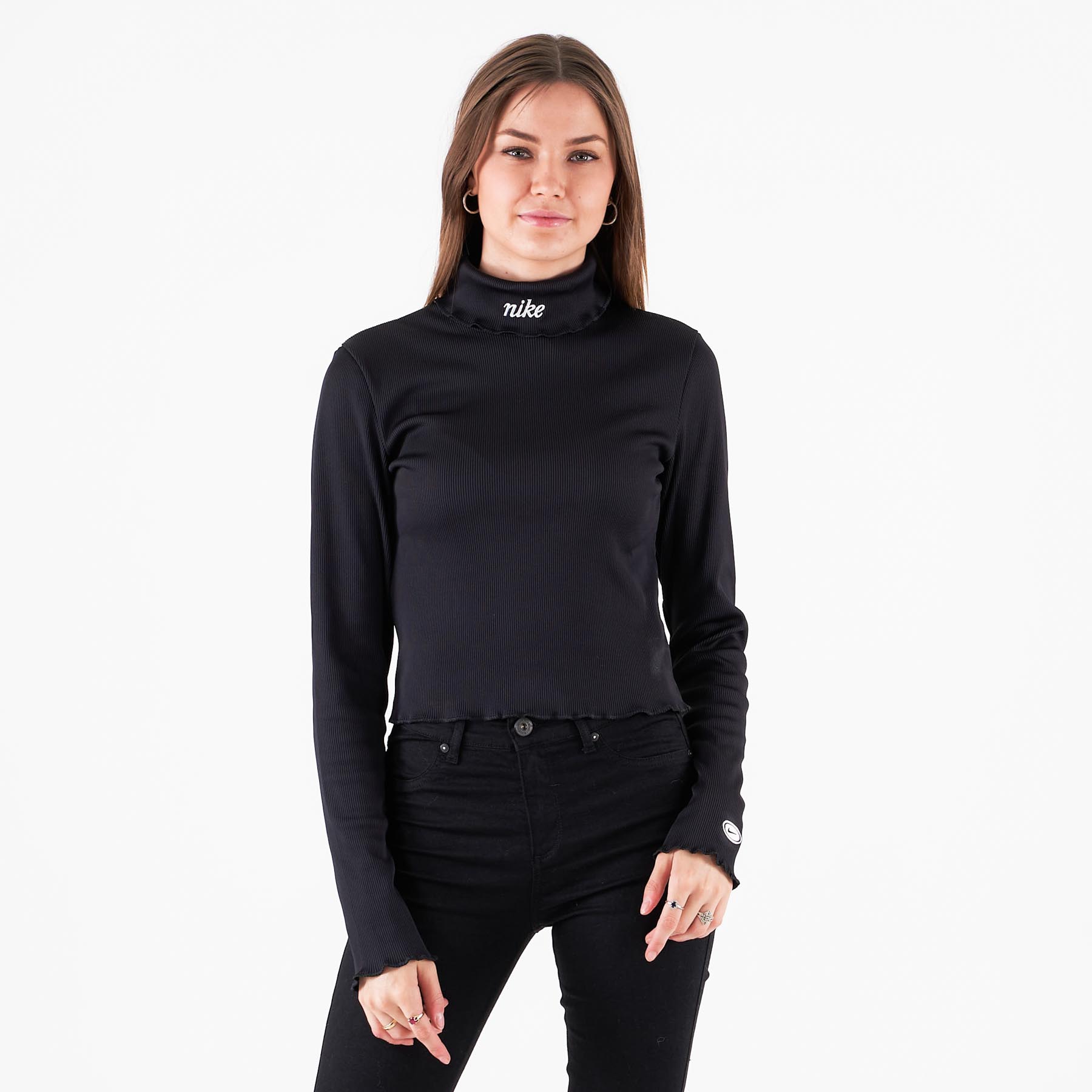 Billede af Nike - Sportswear turtleneck - Bluser og skjorter til kvinder - Sort - XS