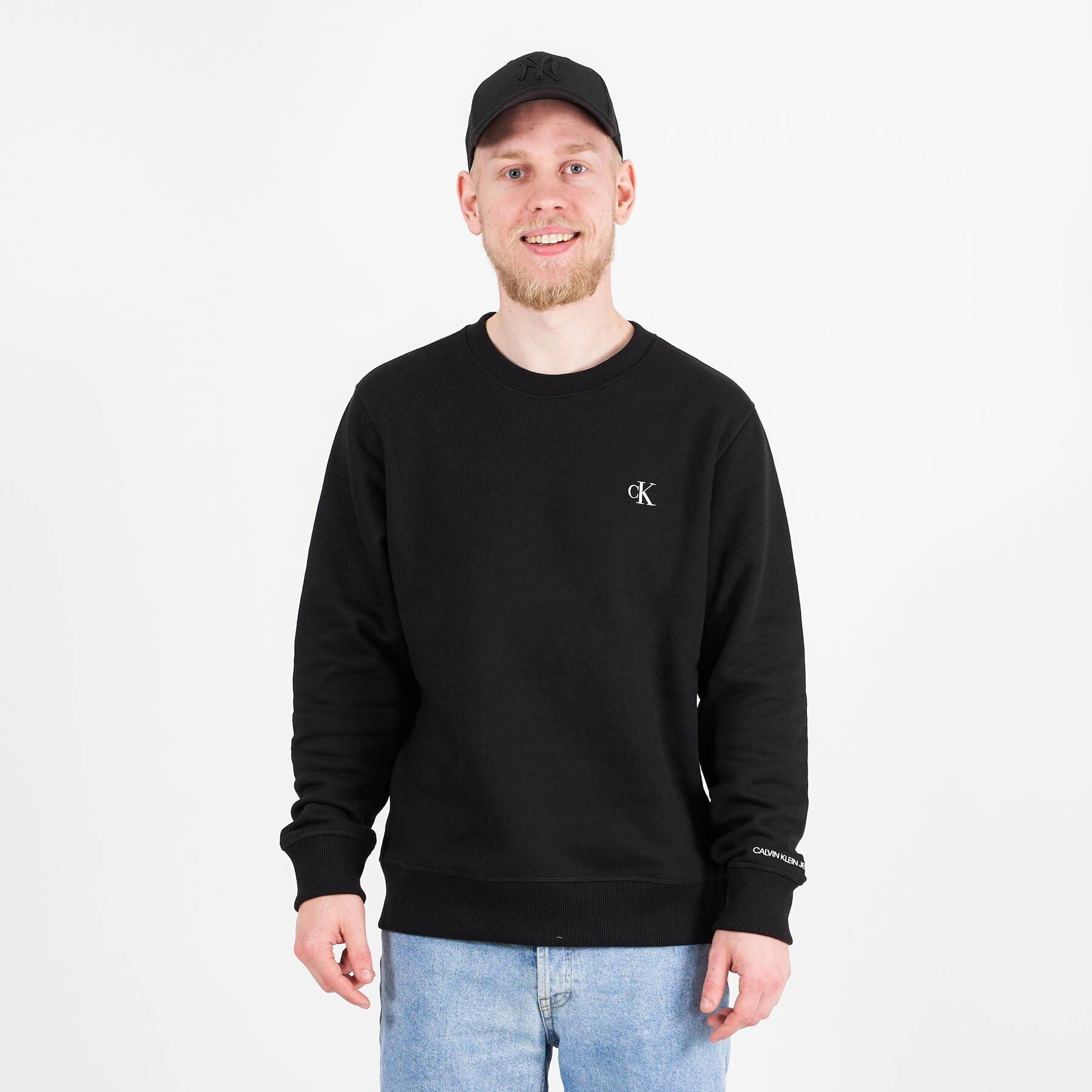 Calvin Klein - Ck essential reg cn - Sweatshirts og trøjer til herre - Sort - XL