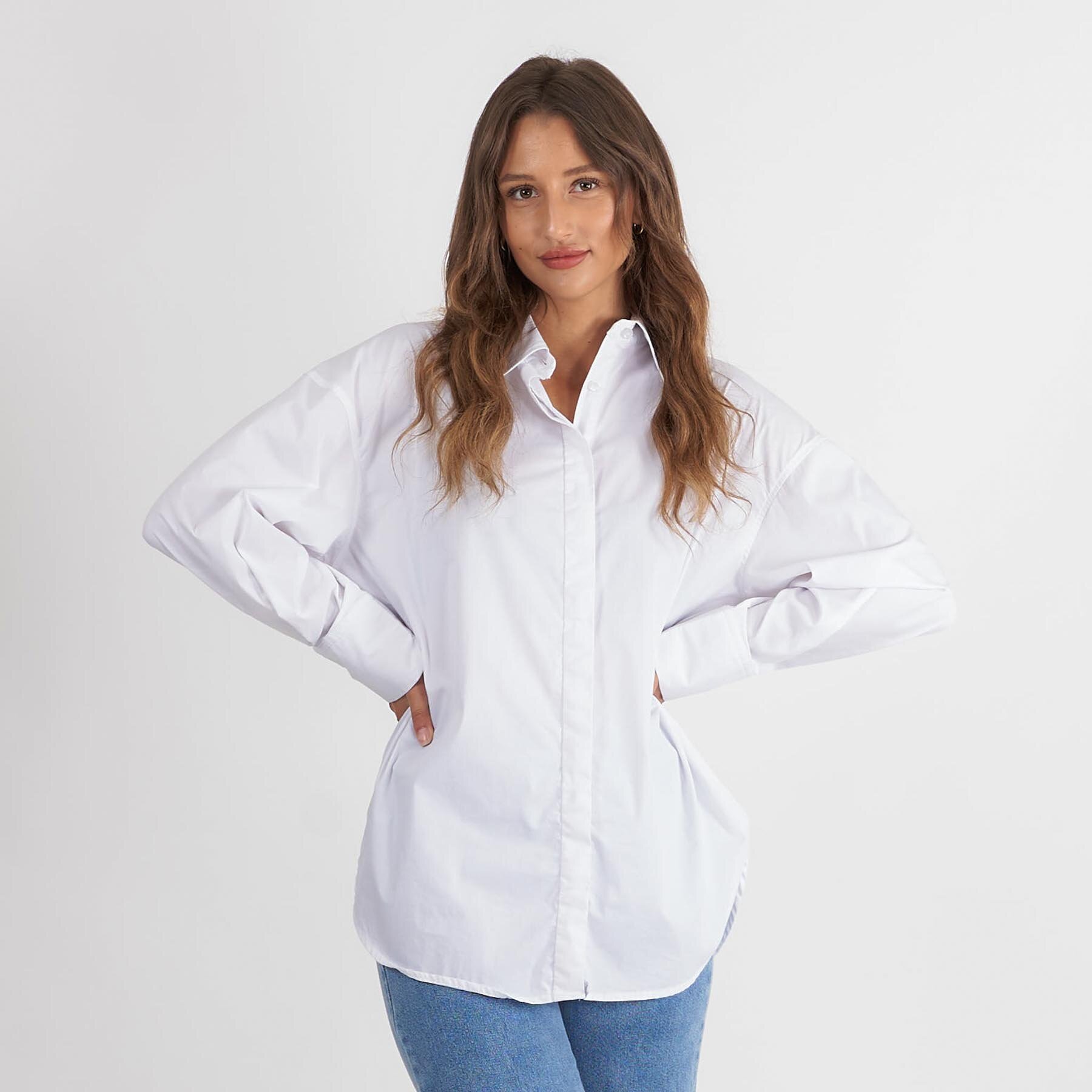 Pure friday - Purjosefine shirt - Bluser og skjorter til kvinder - Hvid - M