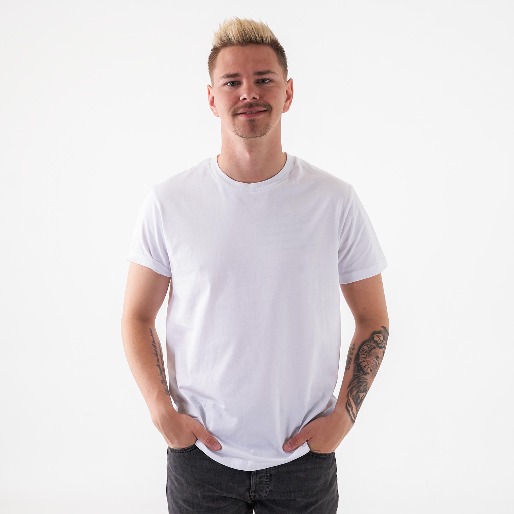 Nørgaard - Organic thor tee - T-shirts til mænd - Hvid - XXL
