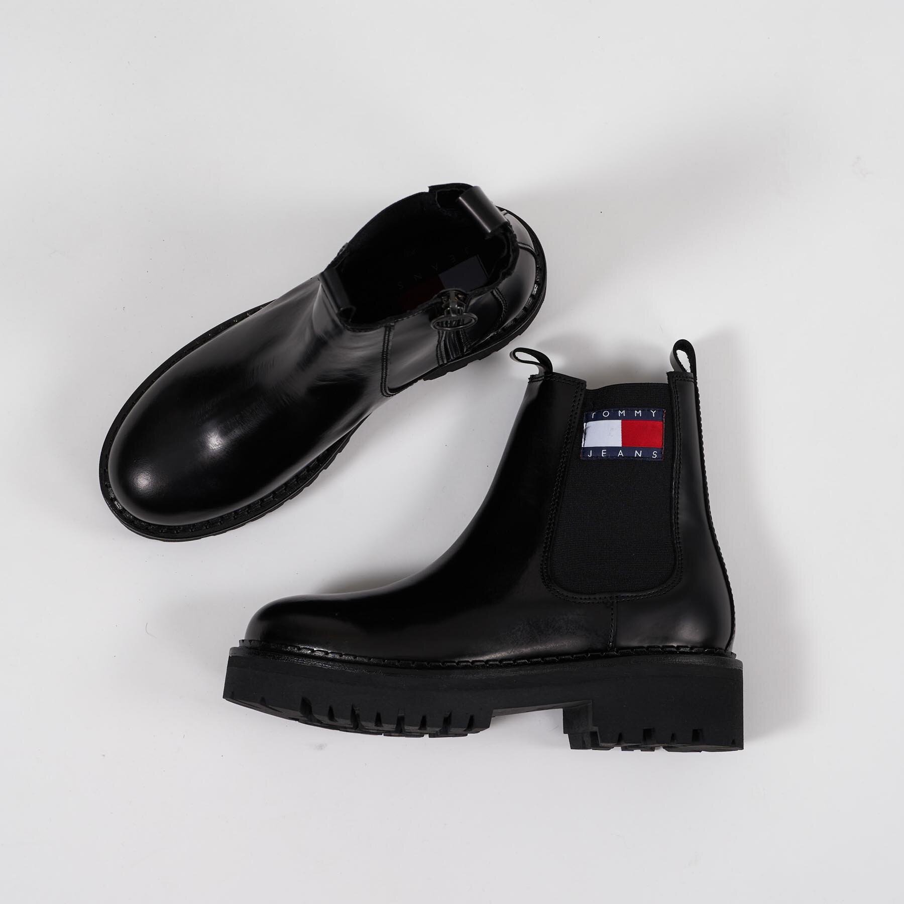 Tommy Hilfiger Shoes - Urban tommy boot - - Sort - 41 | Lineout