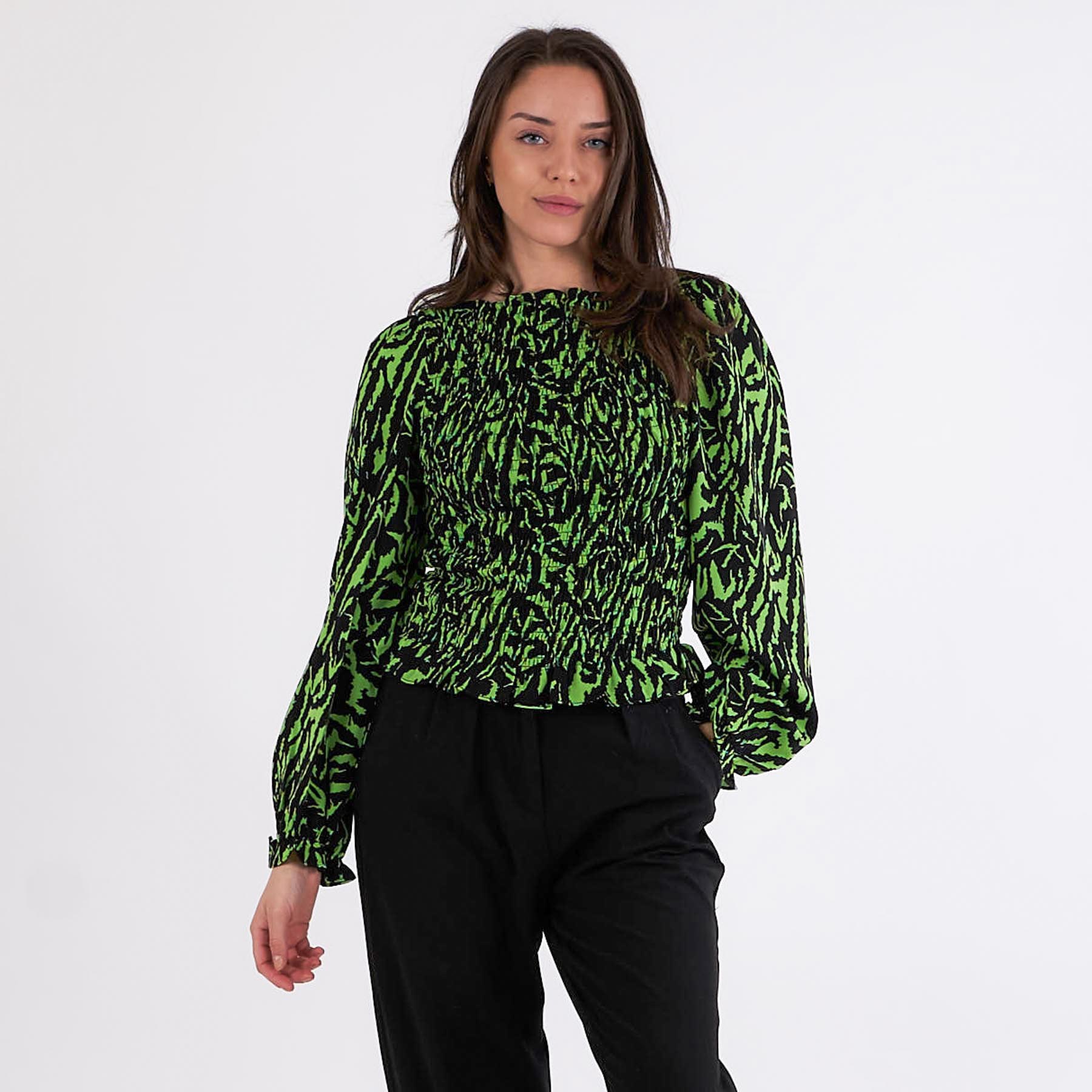 SisterS Point - Nix-ls3 - Bluser og skjorter til kvinder - Grøn - L