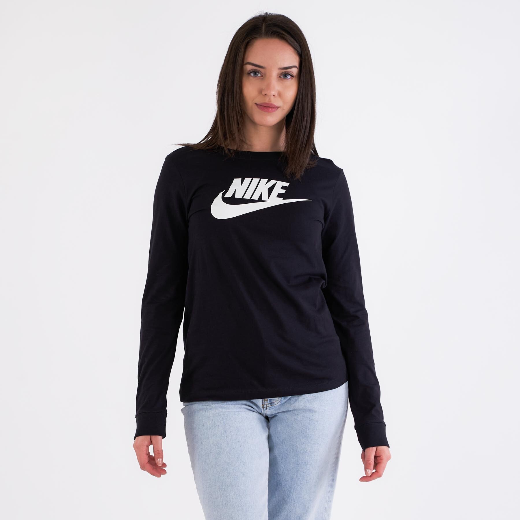 Nike - Sportswear long sleeve - Bluser og skjorter til kvinder - Sort - L