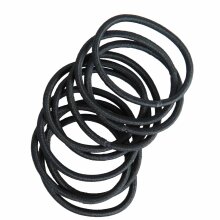 Pieces - Basic black elastic hairband