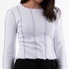 Pure friday - Purnomi contrast blouse