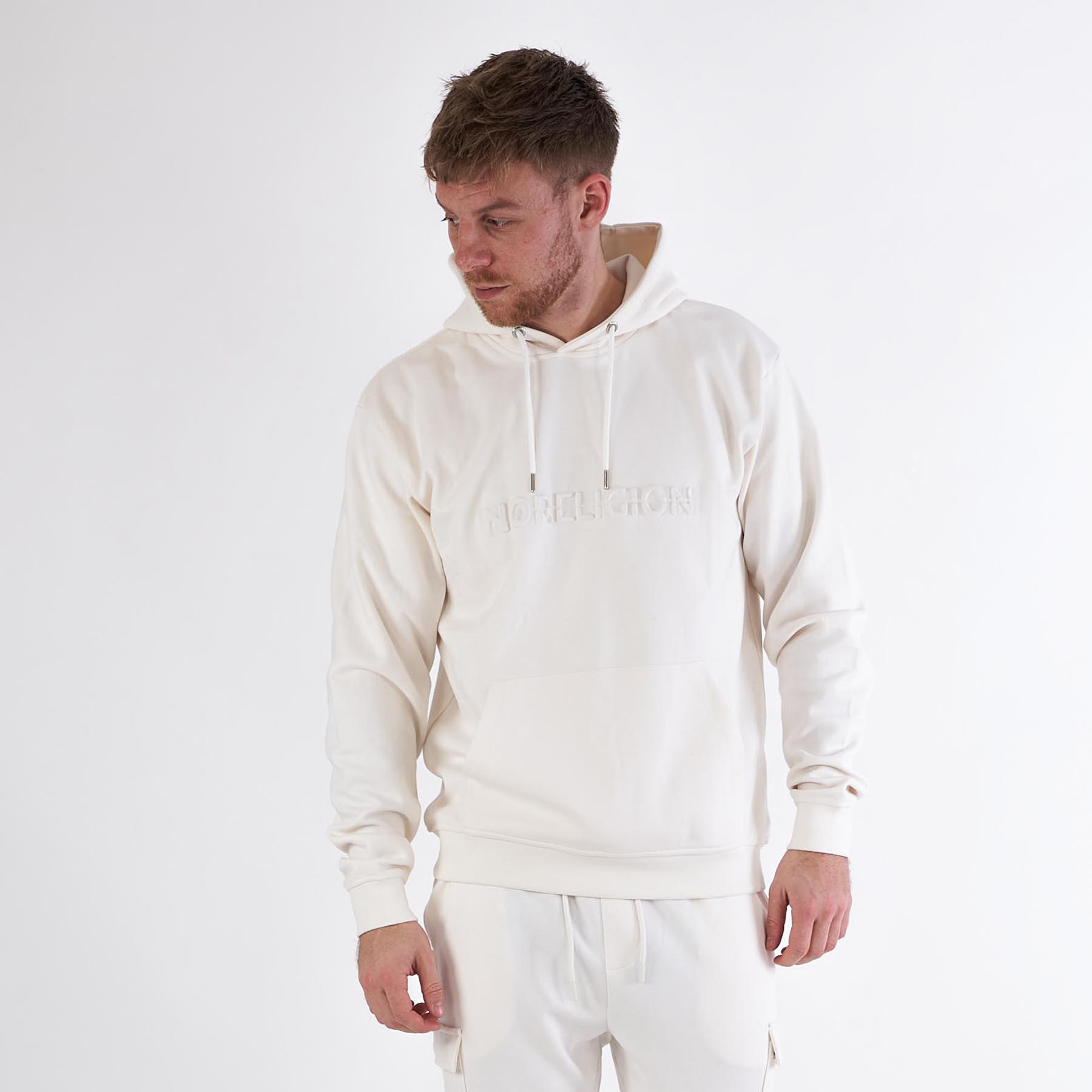 Noreligion - Box tech hoodie - Sweatshirts og trøjer til herre - Hvid - XXL