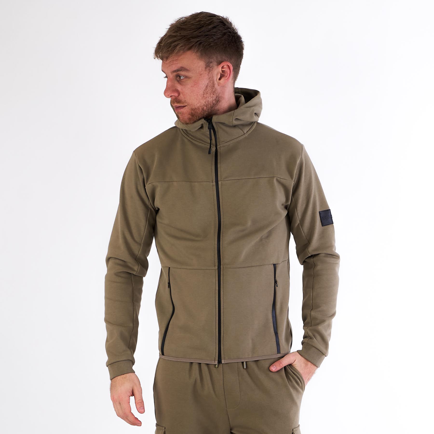 Noreligion - Tech zip hoodie - Sweatshirts og trøjer til herre - Grøn - XXL