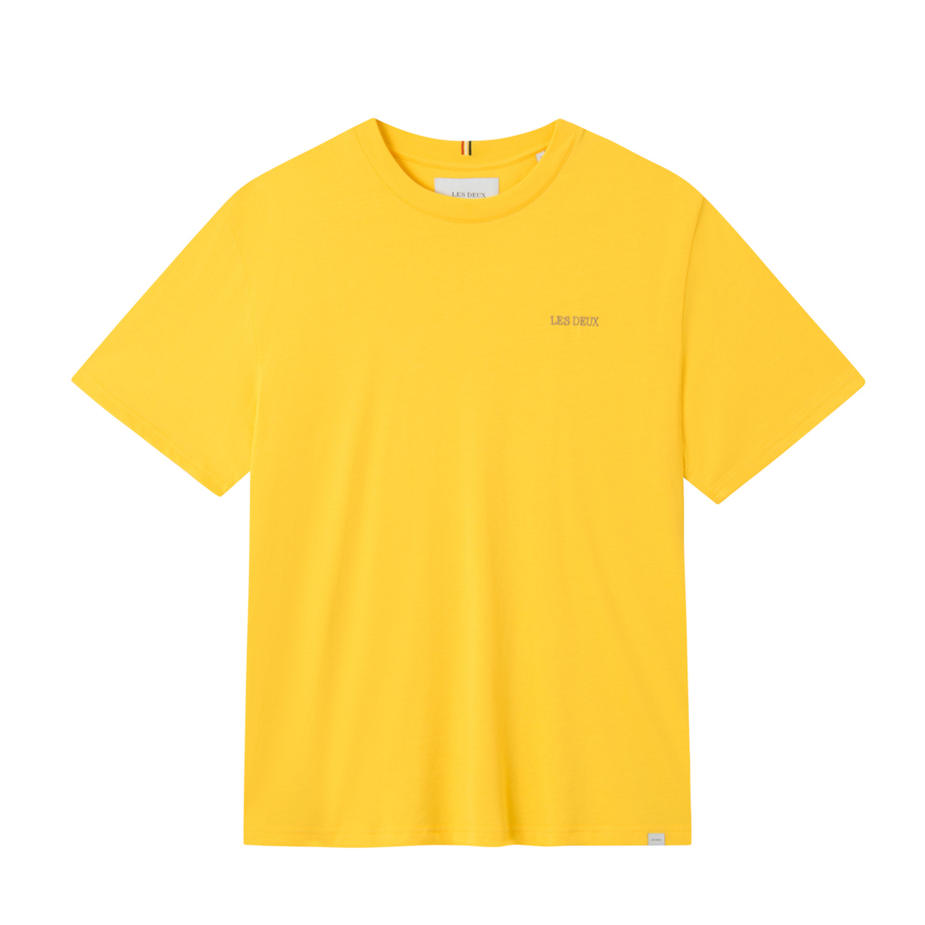 Les Deux - Diego t-shirt - T-shirts til mænd - 725810-MAIZE YELLOW/ - XL