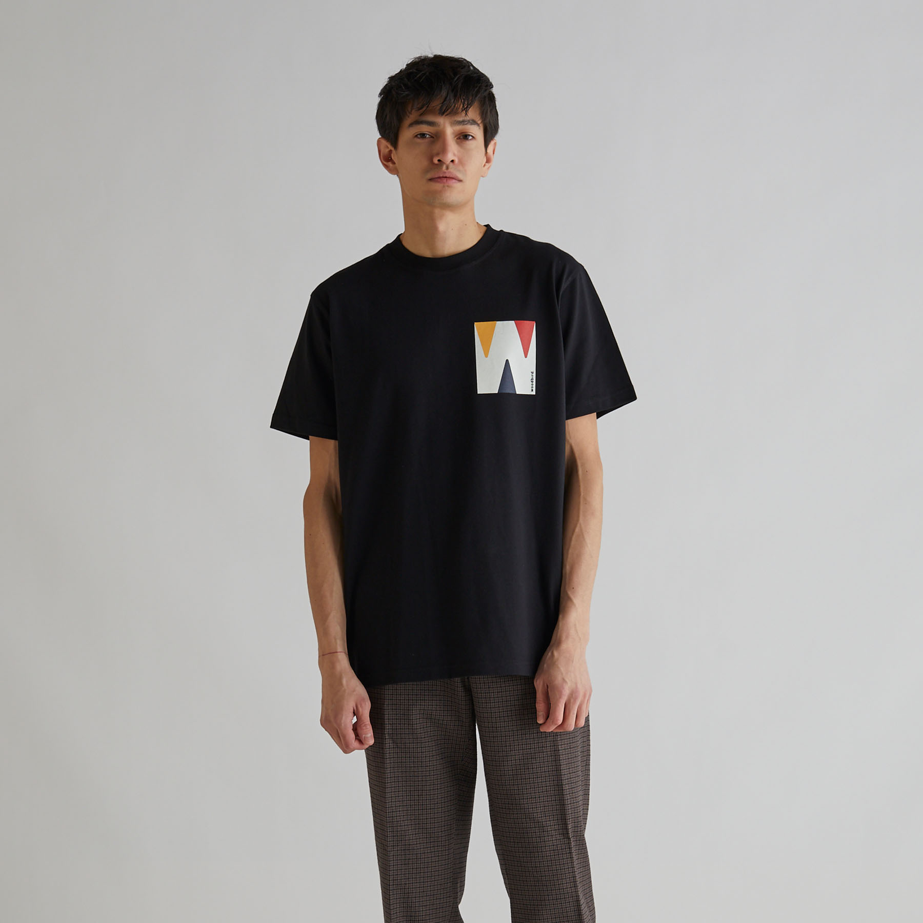 Woodbird - Trope box tee - T-shirts til mænd - Sort - XL