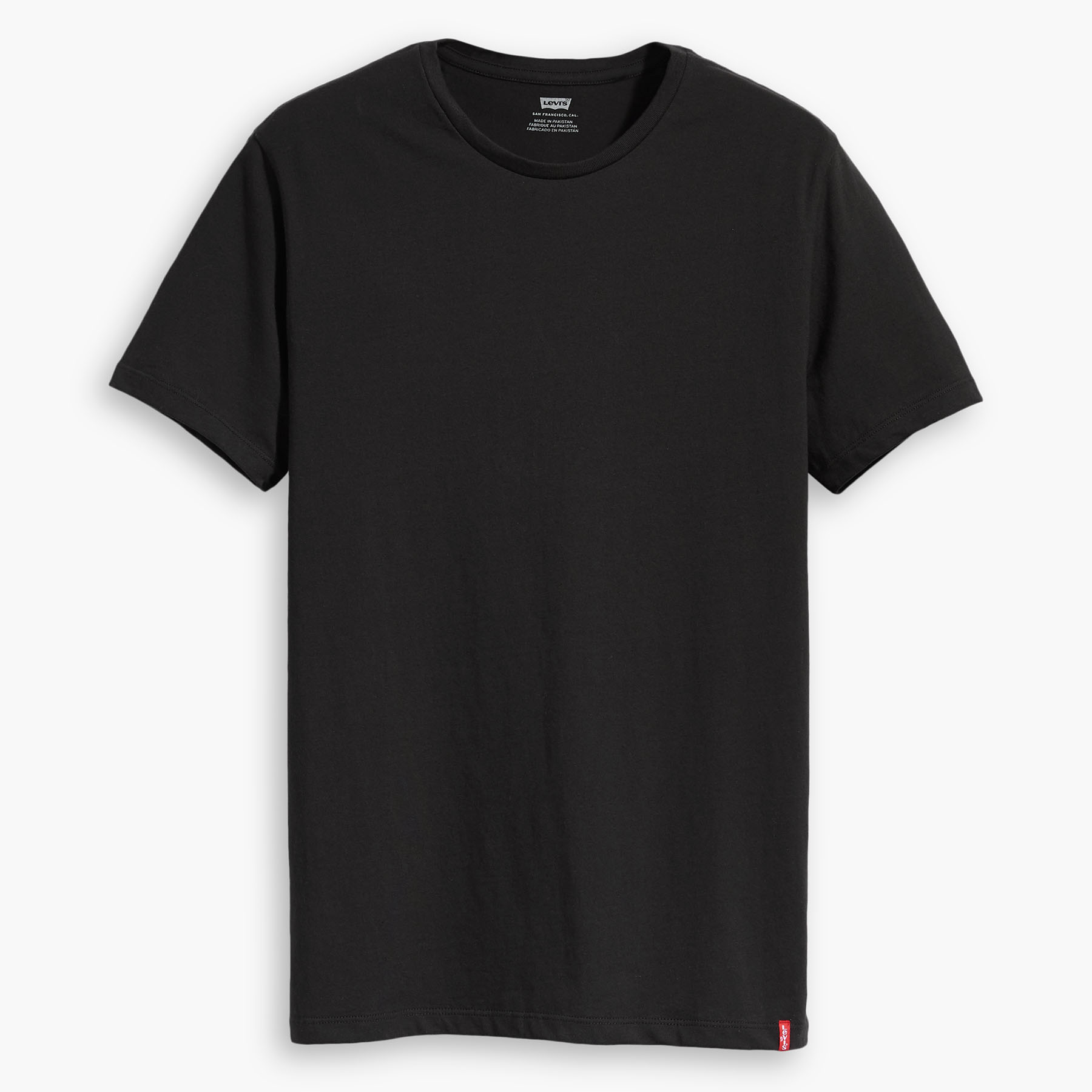 Levi'sÂ® - Slim 2pack crewneck - T-shirts til mænd - Sort - XXL