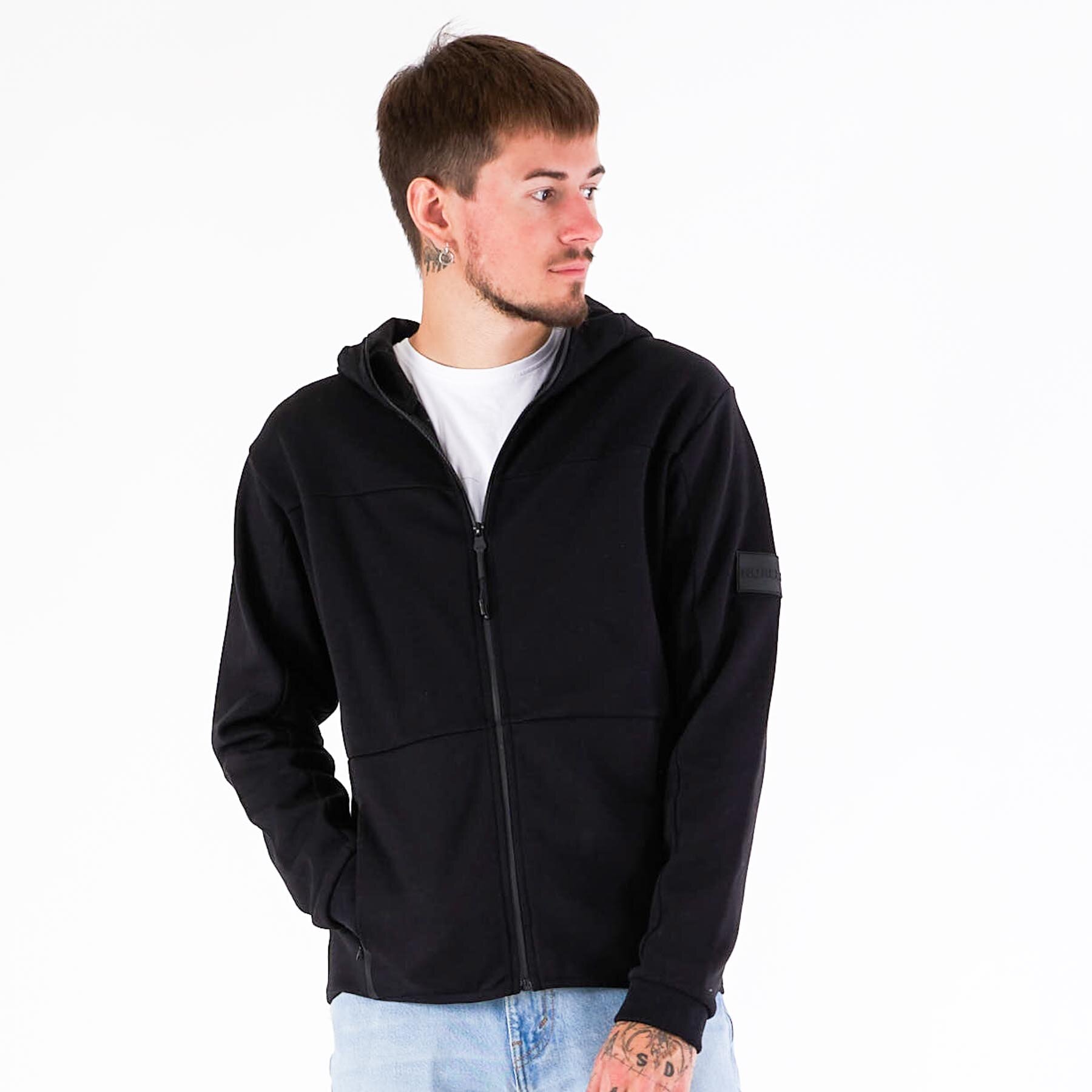 Noreligion - Tech zip hoodie - Sweatshirts og trøjer til herre - Sort - M