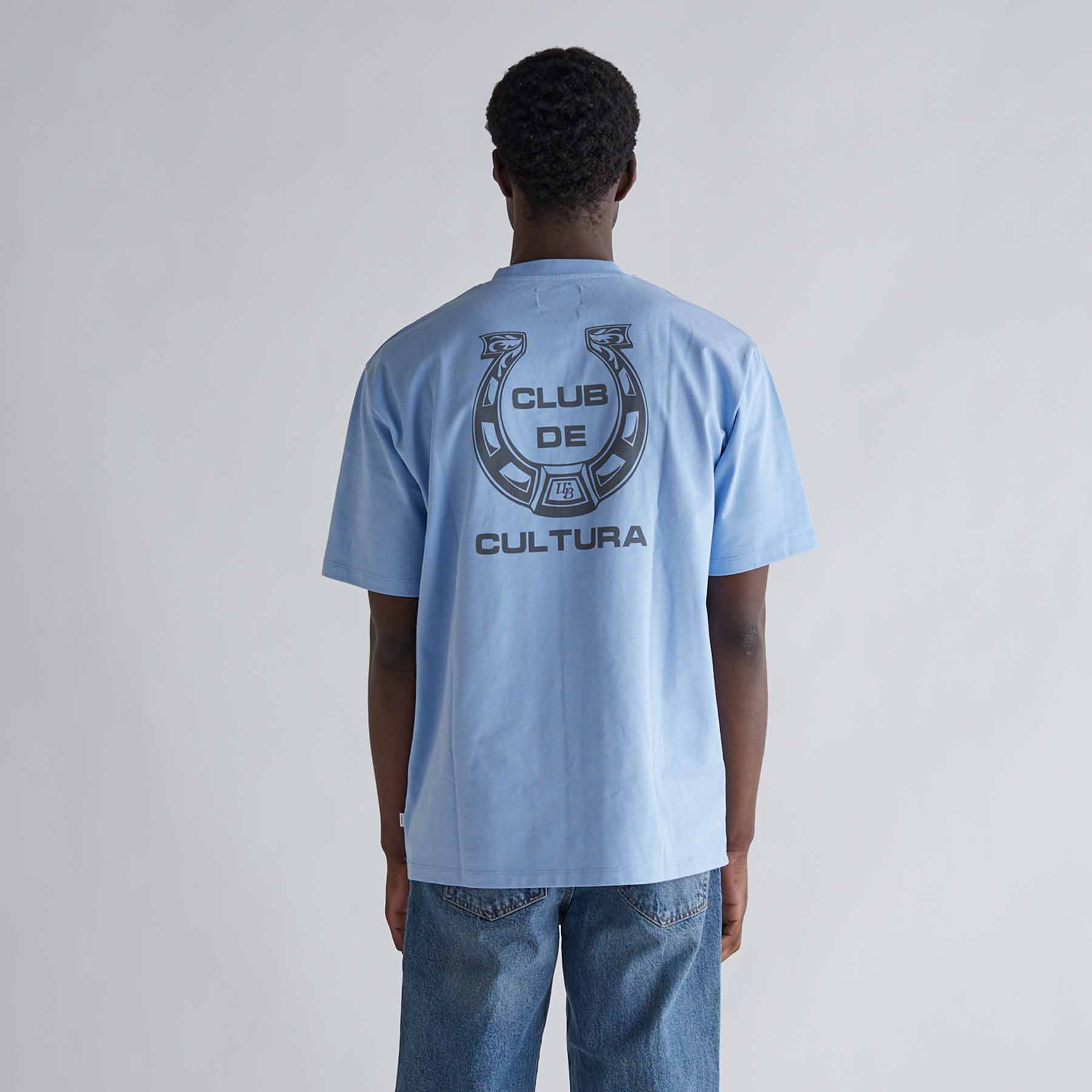 Woodbird - Baine emblem tee - T-shirts til mænd - Blå - XL
