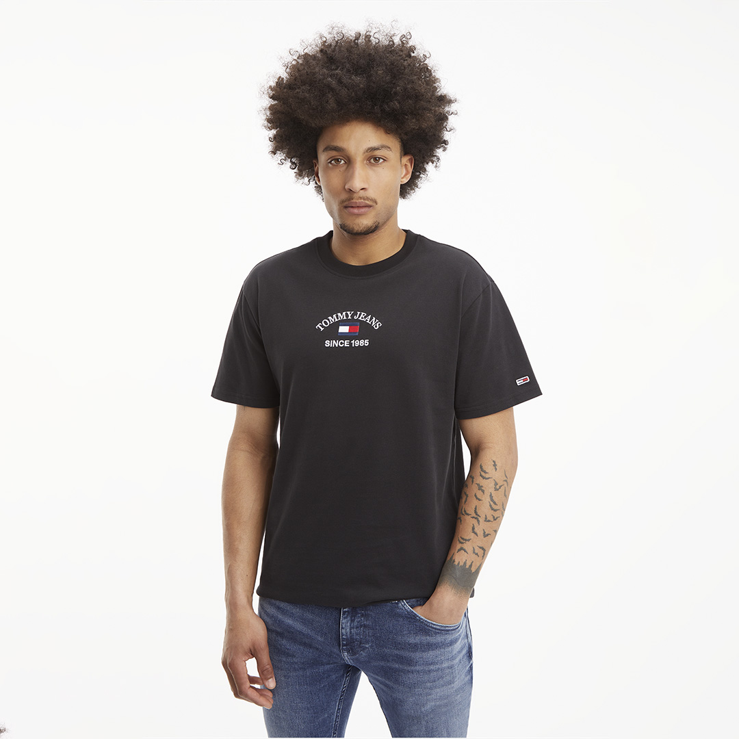 Tommy Jeans - Tjm clsc timeless to - T-shirts til mænd - Sort - XL