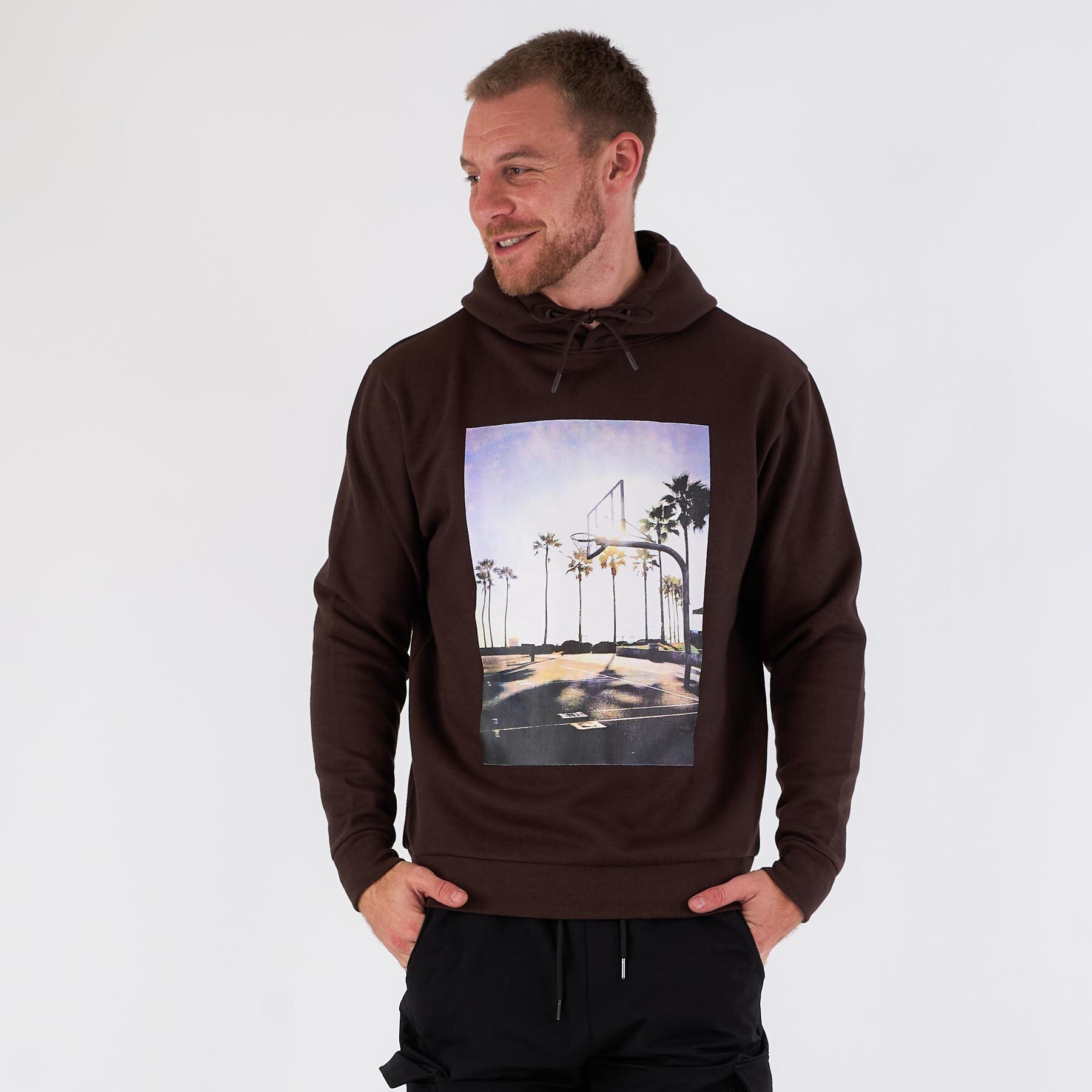 Black rebel - Emil hoodie - Sweatshirts og trøjer til herre - I/COFFEE BEAN - XXL