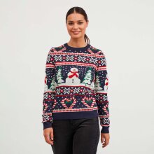 Vila - Vianna snowman x-mas knit