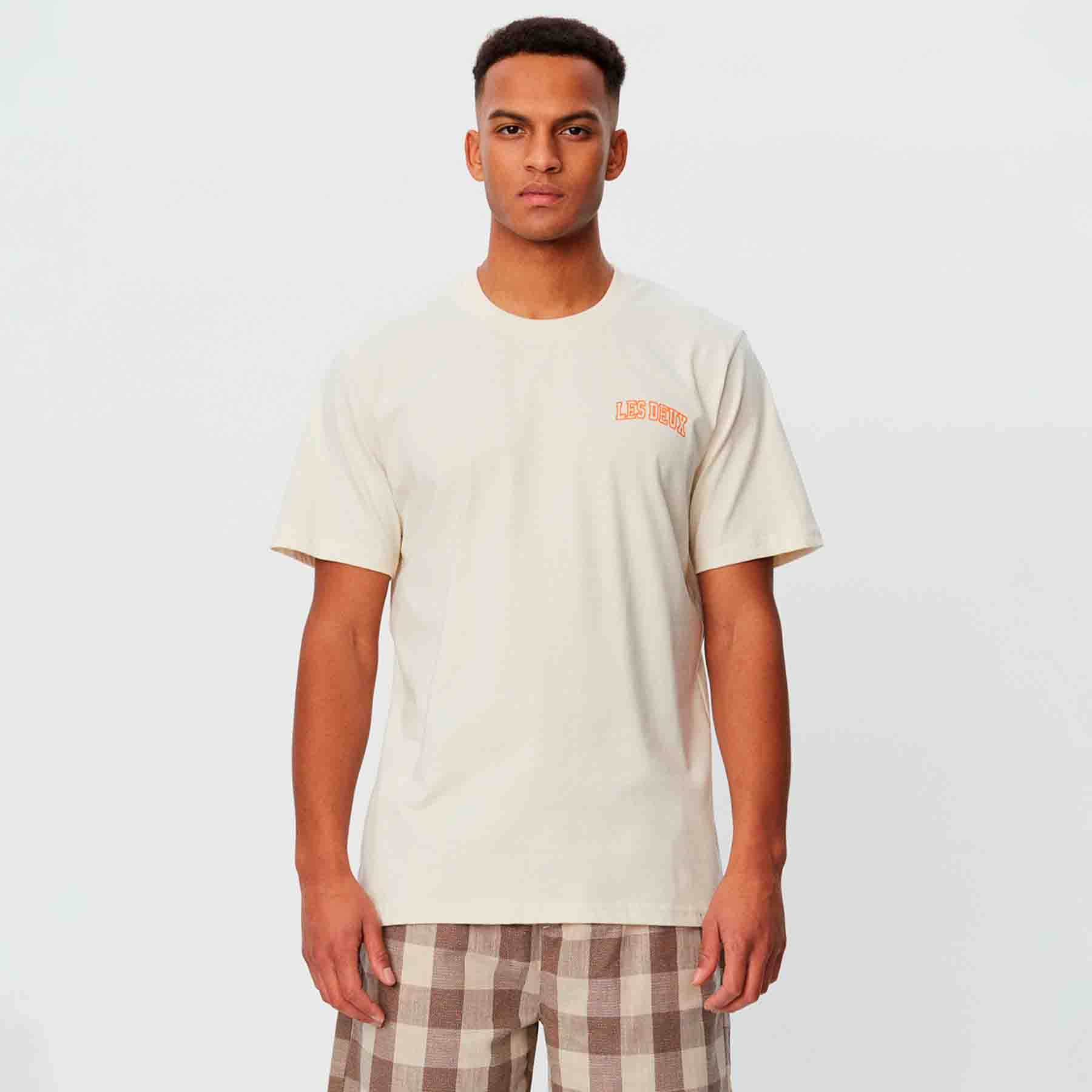 Les Deux - Blake t-shirt - T-shirts til mænd - Hvid - XXL