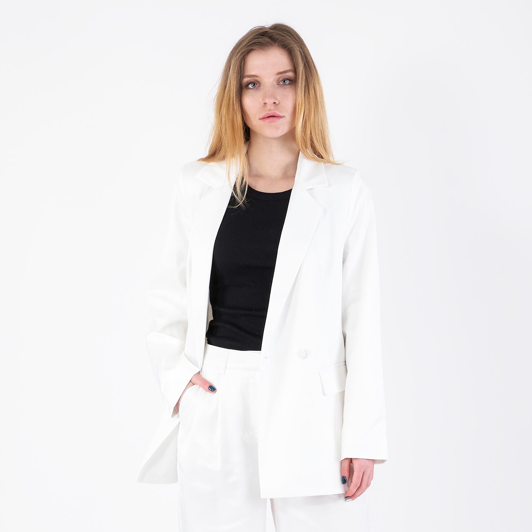 marked myg web Pieces - Pclibby oversize blazer - Blazer jakker til damer - Hvid - XL |  Lineout