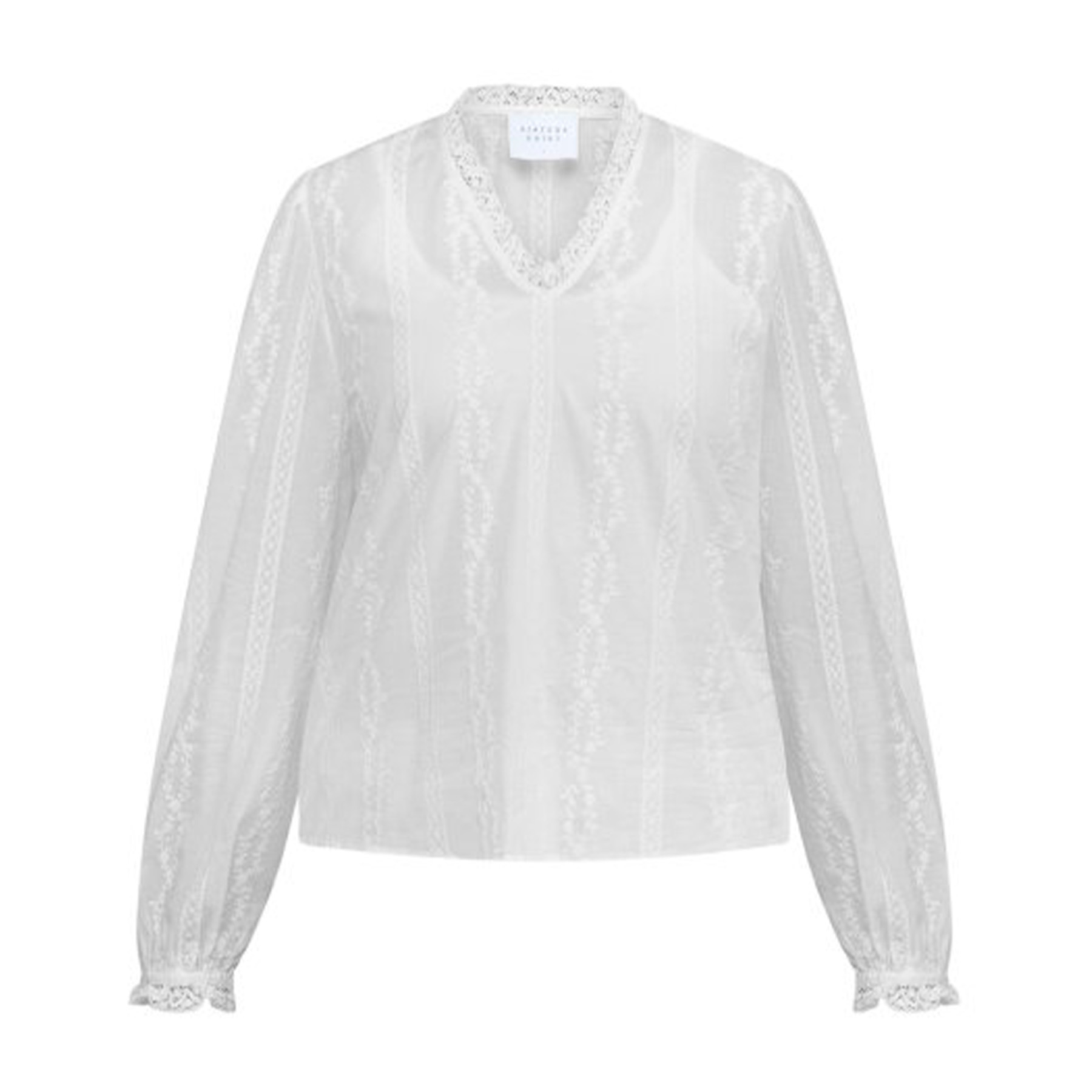 SisterS Point - Ista-ls - Bluser og skjorter til kvinder - Hvid - M