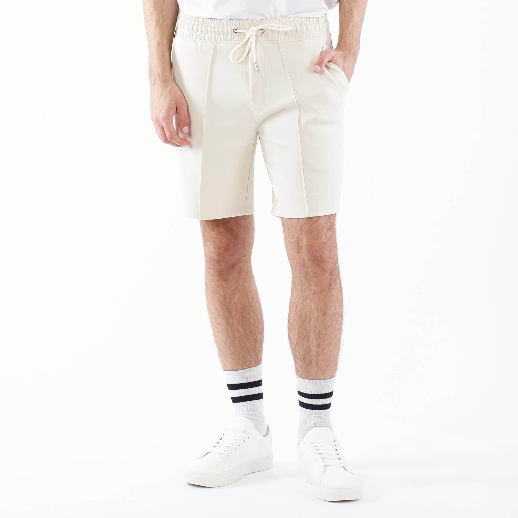 Black rebel - Pierre shorts - Herreshorts - A/ ANTIQUE WHITE - XXL